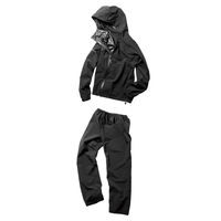 Makku(マック) フレックスフィットレインスーツ AS-5130 ブラックEL 1着（直送品）