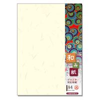 長門屋商店 和み紙 A4 大礼 クリーム ナ-769 1セット(1冊(20枚)×10)