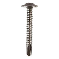 山喜産業　クイックビス　ステンシンワッシャー　フラットタイプ(荒目ネジ)　５×４５mm　1箱（200本入）（直送品）