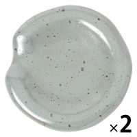 美濃焼き丸形箸置き ブルー 1セット（1個×2） LAKOLE/ラコレ