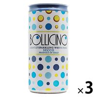 イタリア ドネリ ボッリチーノ フリッツァンテ スパークリングワイン　白 辛口　200ml 缶 1セット（1本×3）　モンテ物産