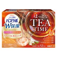 HERSバスラボ W保湿 ほっとな TEA TIME 4種アソート 1箱（12錠入）発泡入浴剤 白元アース