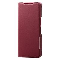 arrows We2 ケース レザー 手帳型 超軽量 薄型 花柄 ディープピンク PM-F241PLFUJPND エレコム 1個