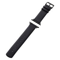 アップルウォッチ バンド (49 45 44 42mm) レザー ベルト ブラック AW-45BDLBK エレコム 1個