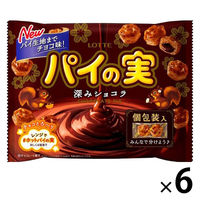 チョコを味わうパイの実シェアパック＜深みショコラ＞ 1セット（1個×6） ロッテ チョコレート