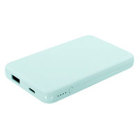 OWLTECH Type-C 入出力対応 5000mAh 小型軽量モバイルバッテリー OWL-LPB5012-IB 1個（直送品）