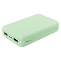 OWLTECH Type-C 入出力対応 10000mAh 小型軽量モバイルバッテリー OWL-LPB10012-SAG 1個（直送品）