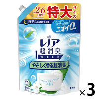 レノア 超消臭1WEEK 超消臭 フレッシュソープ 詰め替え 特大 840mL 1セット（1個×3） 柔軟剤 P＆G