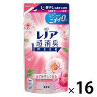 レノア 超消臭1WEEK フローラルフルーティーソープ 詰め替え 370mL 1箱（16個入） 柔軟剤 P＆G