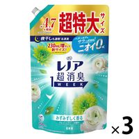 レノア 超消臭1WEEK フレッシュグリーン 詰め替え 超特大 1510mL 1セット（1個×3） 柔軟剤 P＆G