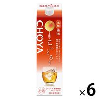 チョーヤ梅酒 チョーヤ こいとろり パック　1.8L  1セット（1本×6） 梅酒