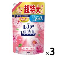 レノア 超消臭1WEEK フローラルフルーティーソープ 詰め替え 超特大 1510mL 1セット（1個×3） 柔軟剤 P＆G