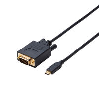 エレコム タイプC変換ケーブル （ USB-C to VGA ） 変換 黒 CAC-CVGA