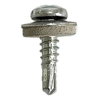 山喜産業　クイックビス　シーリングナベ頭　三価ユニクロ(ドリルねじ)　５×１９mm　1箱（300本入)（直送品）