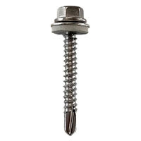 山喜産業　クイックビス　ステンレスシーリング六角頭　SUS410(ドリルねじ)　５×４５mm　1箱（150本入)（直送品）