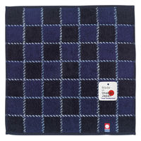 ニシオ 今治タオル ハンカチ ネイビー IBT504NV 1セット(5枚)（直送品）