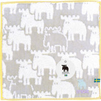 ニシオ moz タオル ハンカチ グレー MZT6611GY 1セット(5枚)（直送品）