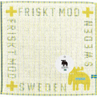 ニシオ moz タオル ハンカチ イエロー MZT6612YE 1セット(5枚)（直送品）