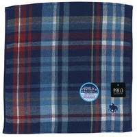 ニシオ POLO 紳士ガーゼタオル ネイビー PLT5559NV 1セット(5枚)（直送品）