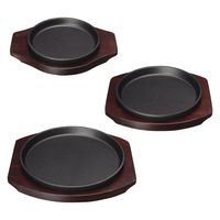 カンダ MTI鉄ステーキ皿丸18cmYY2088 4967151058396 1個（直送品）