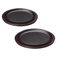 カンダ MTI鉄ステーキ皿小判24.5cmYY2040 4967151058426 1個（直送品）