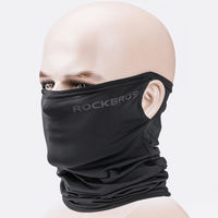 ロックブロス 伸縮性フェイスカバー(WB-003B)#9 耳掛け有 ブラック WB-003B 1個 4570122013098（直送品）