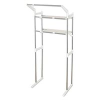 【アウトレット】平安伸銅工業 ランドリーラック 伸縮 ハンガー付き 幅61-93cm ステンレス 1台