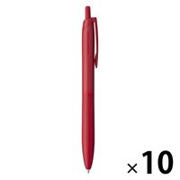 三菱鉛筆 ジェットストリーム シングル0.5mm 赤(Lite touch ink搭載) SXNLS05.15 1セット(1本×10)