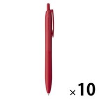 三菱鉛筆 ジェットストリーム シングル0.7mm 赤(Lite touch ink搭載) SXNLS07.15 1セット(1本×10)