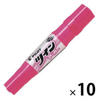パイロット 油性ツインマーカー ピンク MFN-15FB-PN 1セット(1本×10)