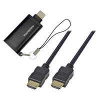 Vodaview 付USB-C to HDMI変換アダプター HDMI 2.0mケーブルセット VV-UCHD020-STR 1本