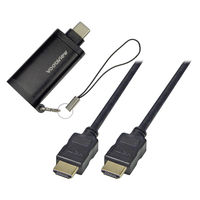 Vodaview 付USB-C to HDMI変換アダプター HDMI 3.0mケーブルセット VV-UCHD030-STR 1本
