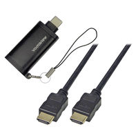 Vodaview 付USB-C to HDMI変換アダプター HDMI 1.0mケーブルセット VV-UCHD010-STR 1本