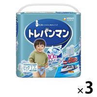 トレパンマン パンツ ブルー ビッグ（12kg～22kg）男の子用 1パック（17枚×3パック） ユニ・チャーム