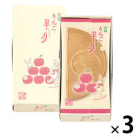 鎌倉りんご半月 5枚入 1セット（1箱×3） 鎌倉五郎本店　贈答　個包装　おやつ　ギフト　スイーツ　和菓子　人気　お土産　お返し