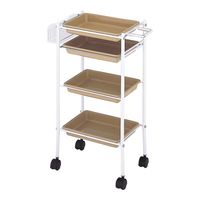 西村製作所 トレーワゴン(Cー305) 510×280×835mm ナチュラル 66-0014-47 1台（直送品）