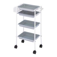 西村製作所 トレーワゴン(Cー305) 510×280×835mm シルバー 66-0014-57 1台（直送品）