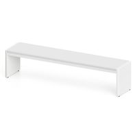 ミヅシマ工業 MSERIESベンチ ホワイト 1800 3620612 1個 64-9333-46（直送品）