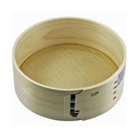 コンヨ 大五郎 国産ヒノキ 丸フルイ 21cm 真鍮 60目 63-5447-55 1個（直送品）