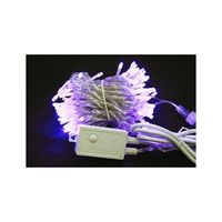 アズワン LEDストレートライト 100球 10m 紫 透明ケーブル 67-6595-27 1式（直送品）