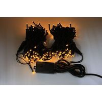 アズワン LEDストレートライト 200球 20m 黄色 黒ケーブル 67-6595-32 1式（直送品）