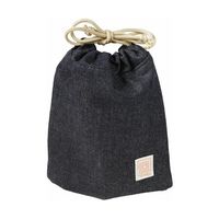 ケンコー・トキナー 「包」巾着ポーチ プレミアムデニム 67-6436-57 1個（直送品）