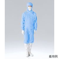 東洋リントフリー フード・マスク一体型ツナギ服 青 M FC143C-02 1枚 67-6581-36（直送品）