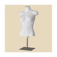 アズワン PP製 卓上婦人トルソー 9号 白 67-6609-34 1個（直送品）