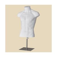 アズワン PP製 卓上紳士トルソー M 白 67-6609-36 1個（直送品）