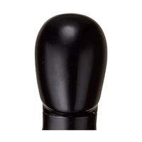 アズワン 紳士頭部パーツ 黒(PP製全身マネキン、トルソー用) 67-6609-49 1個（直送品）