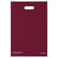 アズワン ポリ袋ソフト型 エンジ 50×60cm 厚み表記入 50枚 67-6872-24 1セット(50枚)（直送品）