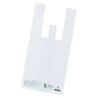 アズワン 乳白バイオマスレジ袋 34×59(41)×15cm 100枚 67-6870-84 1セット(100枚)（直送品）