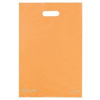 アズワン ポリ袋ハード型 オレンジ 25×40cm 厚み表記入 100枚 67-6871-16 1セット(100枚)（直送品）