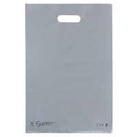 アズワン ポリ袋ハード型 シルバー 25×40cm 厚み表記入 100枚 67-6871-32 1セット(100枚)（直送品）